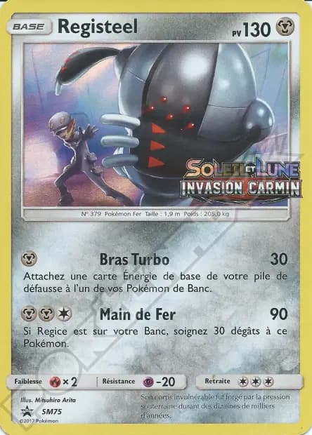 Registeel — Promos Soleil et Lune