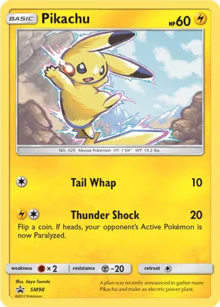 Pikachu — Promos Soleil et Lune