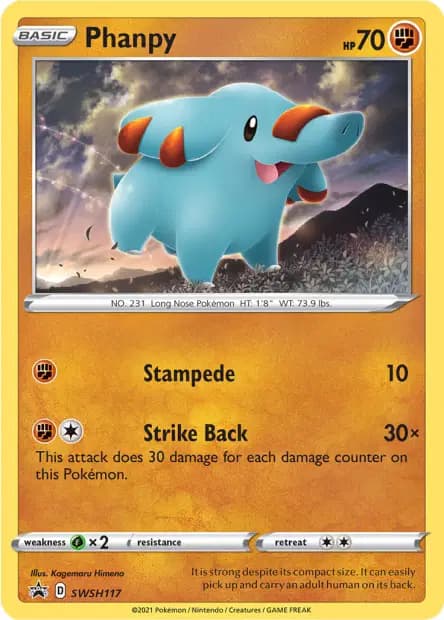 Phanpy — Promos Épée et Bouclier