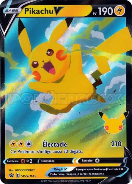 Pikachu — Promos Épée et Bouclier