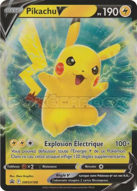 Pikachu — Promos Épée et Bouclier