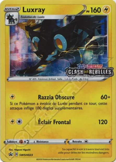 Luxray — Promos Épée et Bouclier