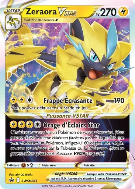Zeraora — Promos Épée et Bouclier