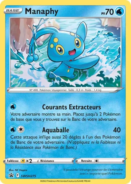 Manaphy — Promos Épée et Bouclier