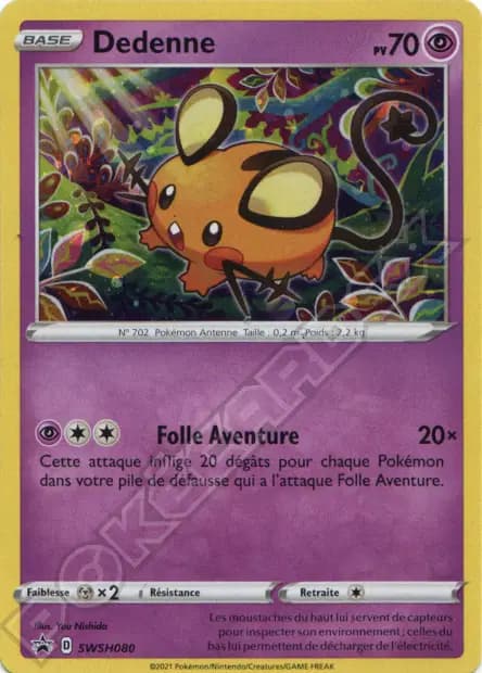 Dedenne — Promos Épée et Bouclier