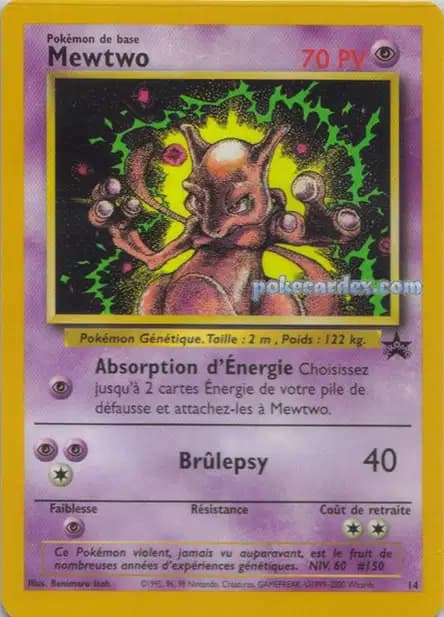 Mewtwo — Promo Black Star WotC