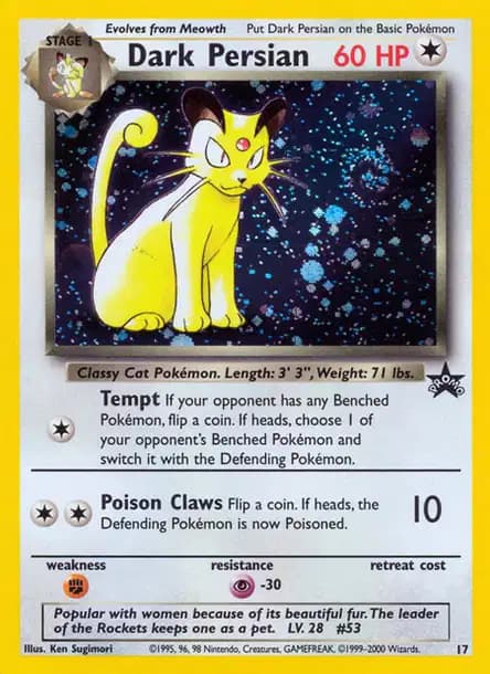 Persian — Promo Black Star WotC