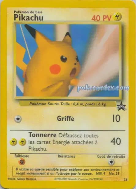Pikachu — Promo Black Star WotC