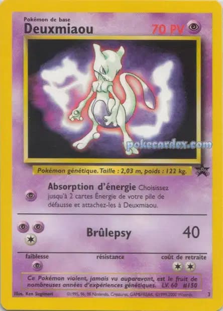 Mewtwo — Promo Black Star WotC