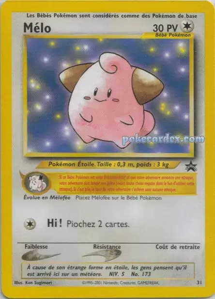 Mélo — Promo Black Star WotC
