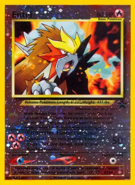 Entei — Promo Black Star WotC