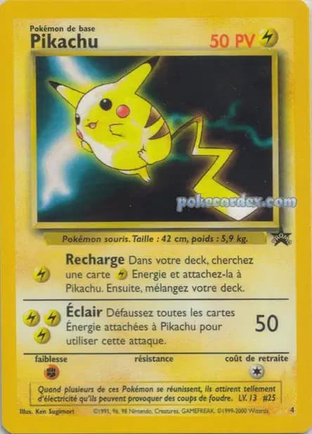 Pikachu — Promo Black Star WotC