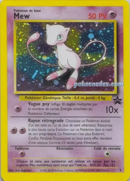 Mew — Promo Black Star WotC