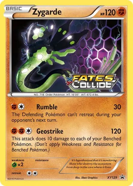 Zygarde — Promos X&Y