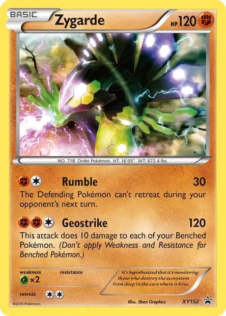 Zygarde — Promos X&Y
