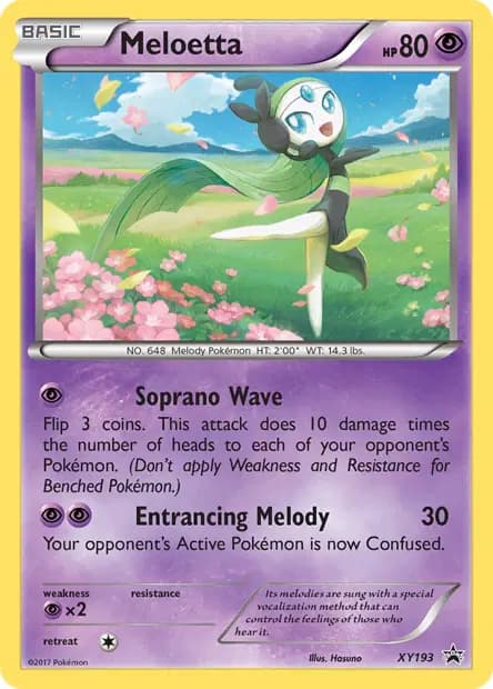 Meloetta — Promos X&Y