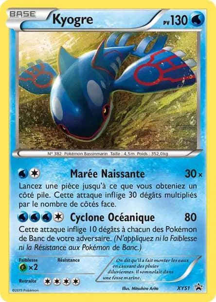 Kyogre — Promos X&Y