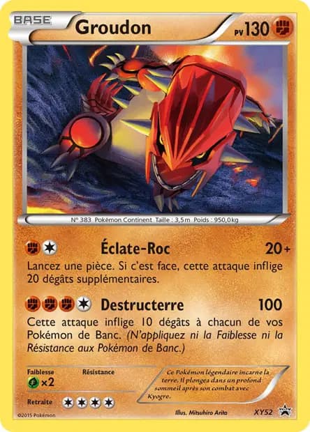 Groudon — Promos X&Y