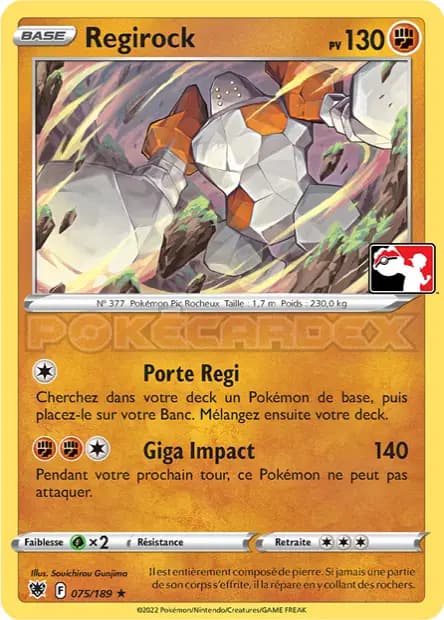 Regirock — Pack Récompense