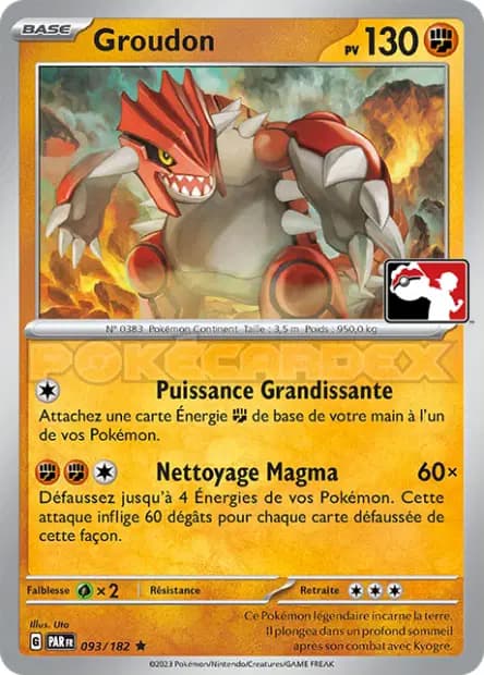 Groudon — Pack Récompense