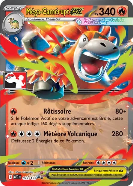 Camérupt — Pack Récompense