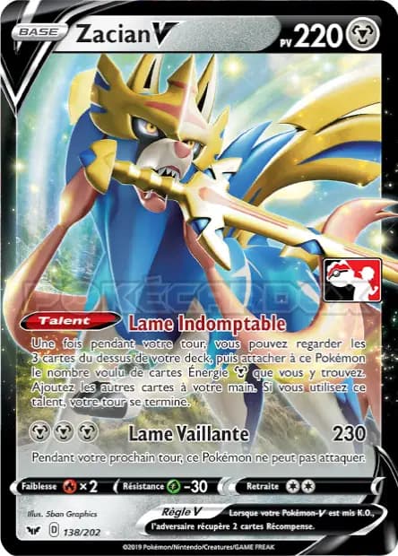 Zacian — Pack Récompense
