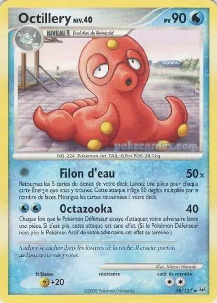 Octillery — Platine