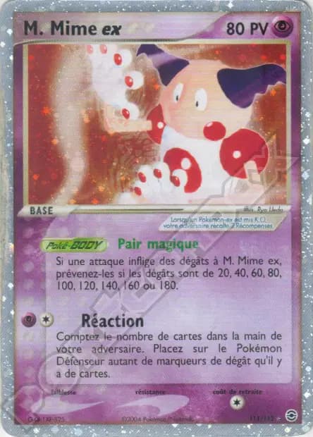 M. Mime — EX : Rouge Feu & Vert Feuille
