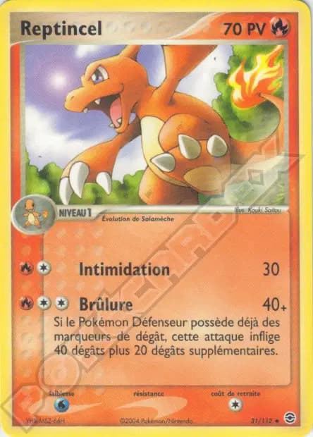 Reptincel — EX : Rouge Feu & Vert Feuille