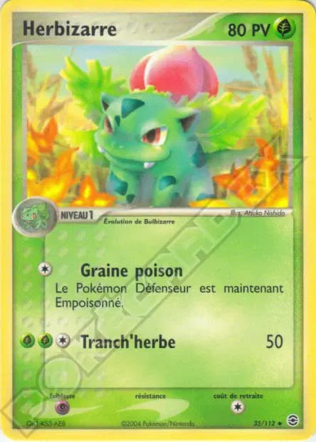 Herbizarre — EX : Rouge Feu & Vert Feuille