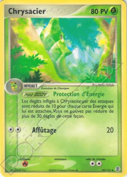 Chrysacier — EX : Rouge Feu & Vert Feuille