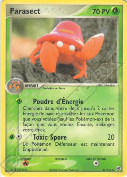 Parasect — EX : Rouge Feu & Vert Feuille