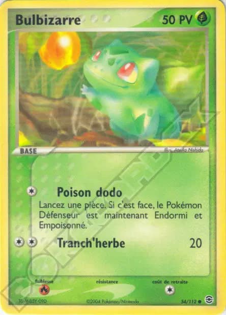 Bulbizarre — EX : Rouge Feu & Vert Feuille