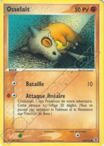 Osselait — EX : Rouge Feu & Vert Feuille