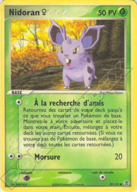 Nidoran♀ — EX : Rouge Feu & Vert Feuille