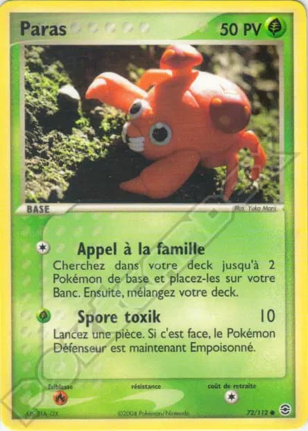 Paras — EX : Rouge Feu & Vert Feuille