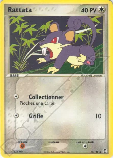 Rattata — EX : Rouge Feu & Vert Feuille