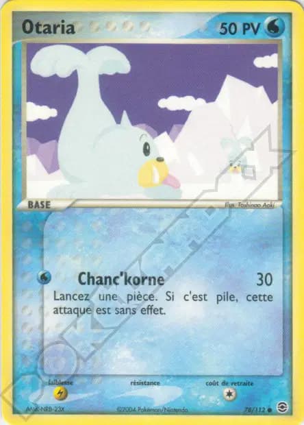 Otaria — EX : Rouge Feu & Vert Feuille