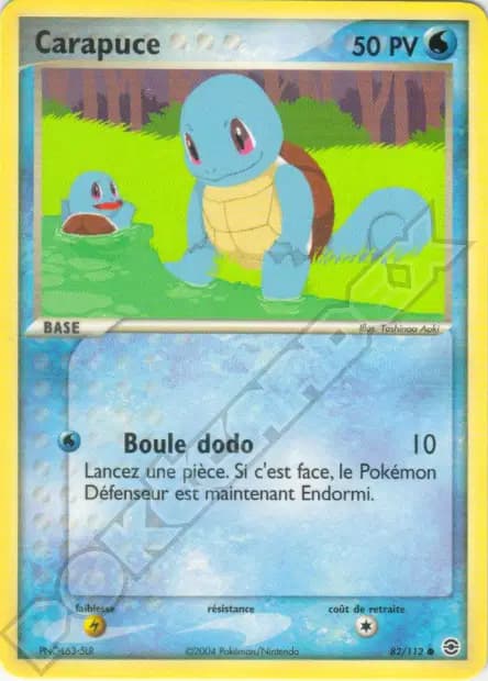 Carapuce — EX : Rouge Feu & Vert Feuille