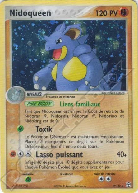 Nidoqueen — EX : Rouge Feu & Vert Feuille