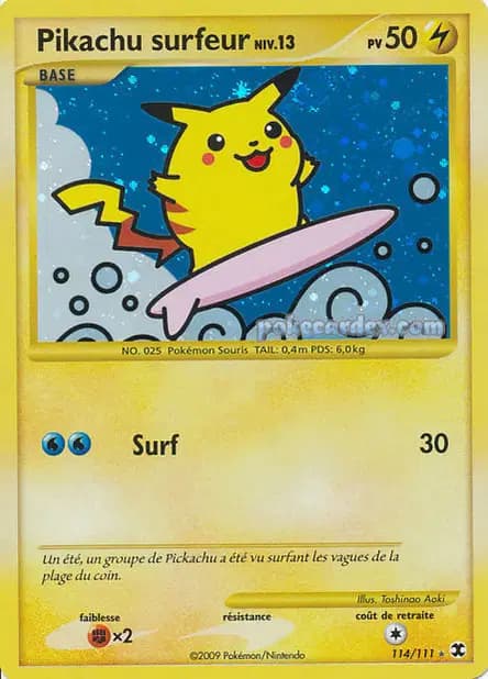 Pikachu — Platine : Rivaux Émergeants