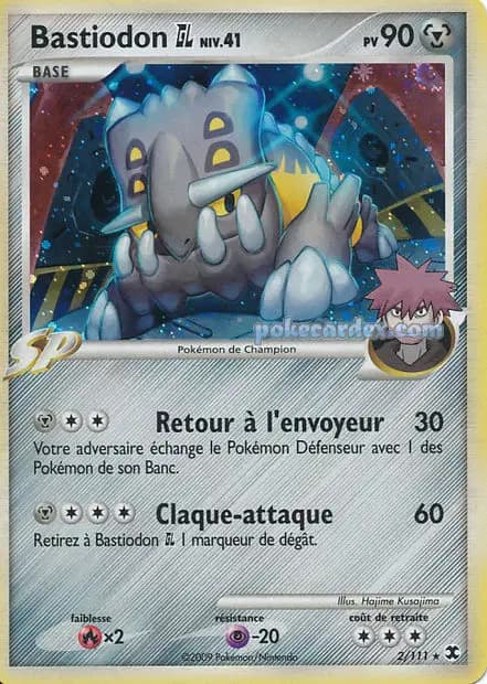 Bastiodon — Platine : Rivaux Émergeants
