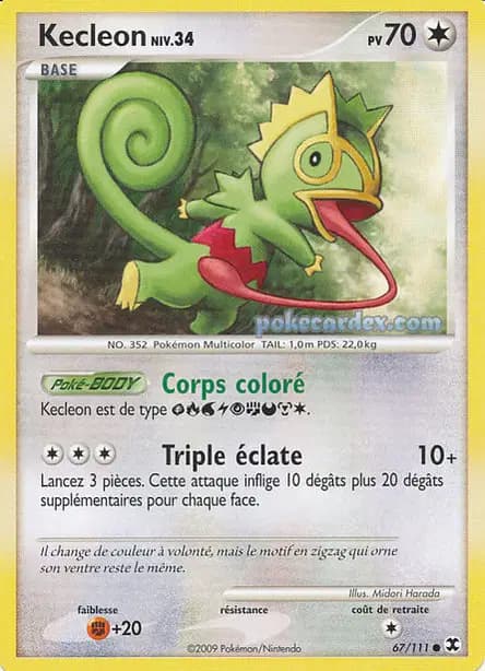 Kecleon — Platine : Rivaux Émergeants