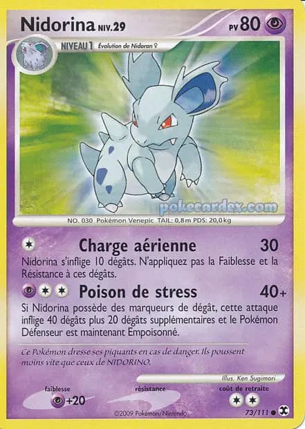 Nidorina — Platine : Rivaux Émergeants