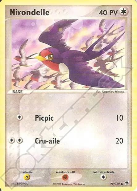 Nirondelle — EX : Rubis & Saphir