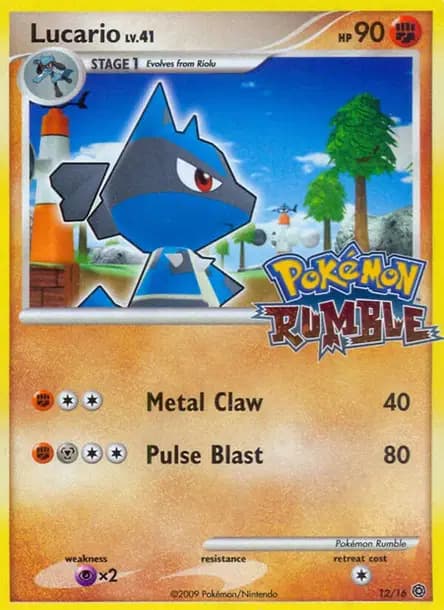 Lucario — Rumble set