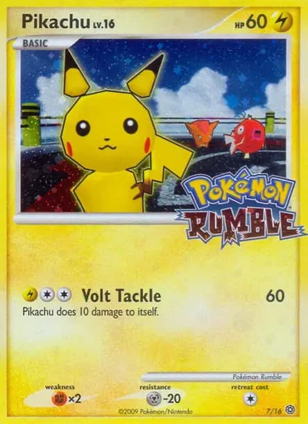 Pikachu — Rumble set