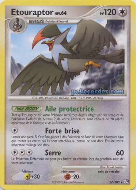 Étouraptor — Diamant & Perle : Tempête