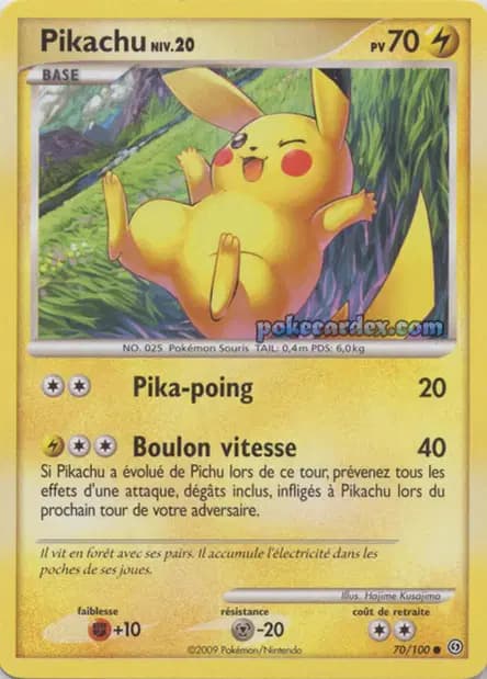 Pikachu — Diamant & Perle : Tempête
