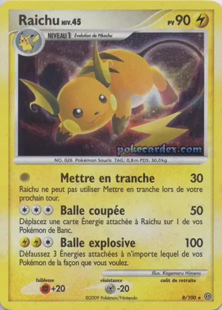 Raichu — Diamant & Perle : Tempête